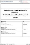 Guidance: Analytical Procedure Lifecycle Management